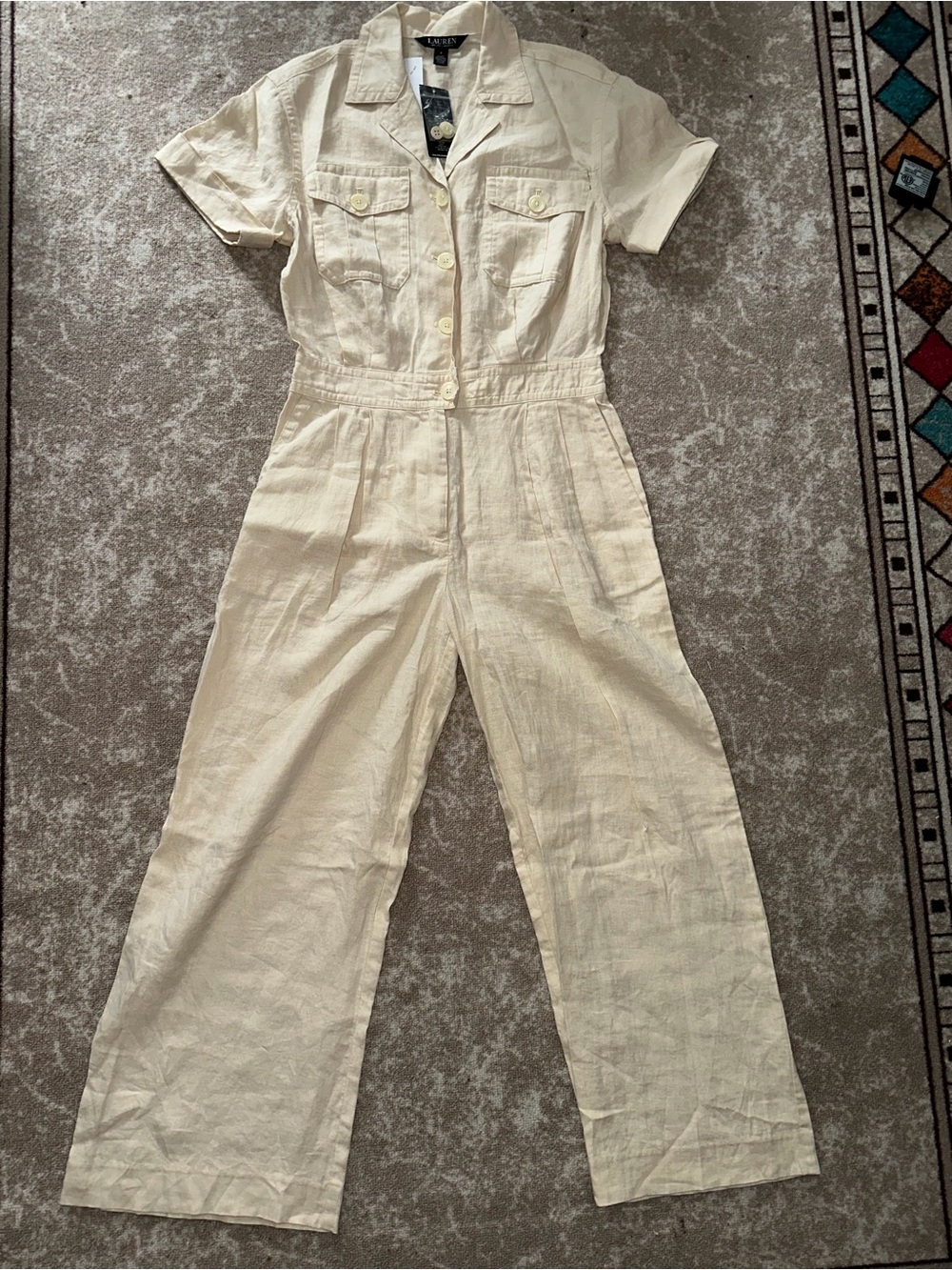 Lauren Ralph Lauren linen romper size 2